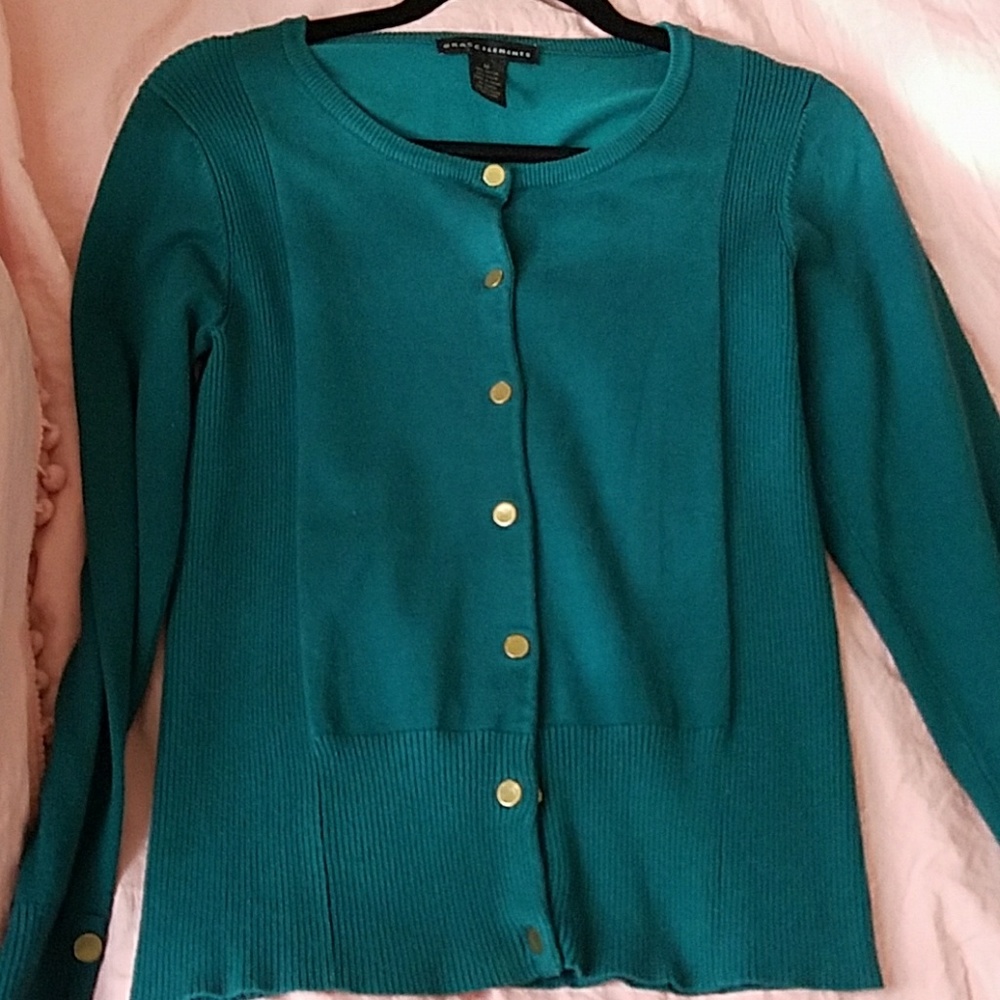 Emerald green sweater